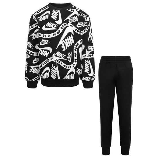 Nike Βρεφικές φόρμες σετ Sportswear Club AOP